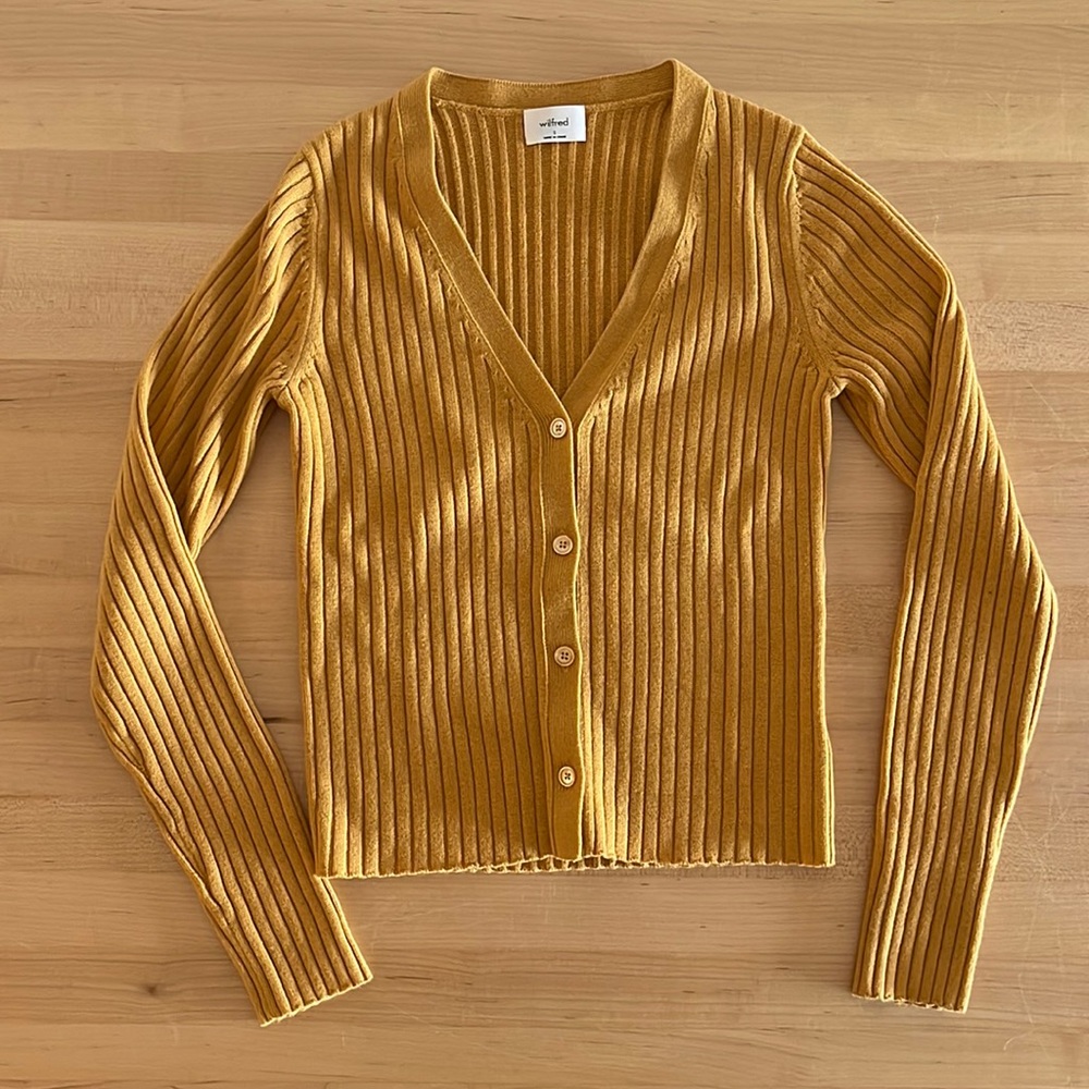 NWOT Wilfred Free Manila Cardigan | Aritzia